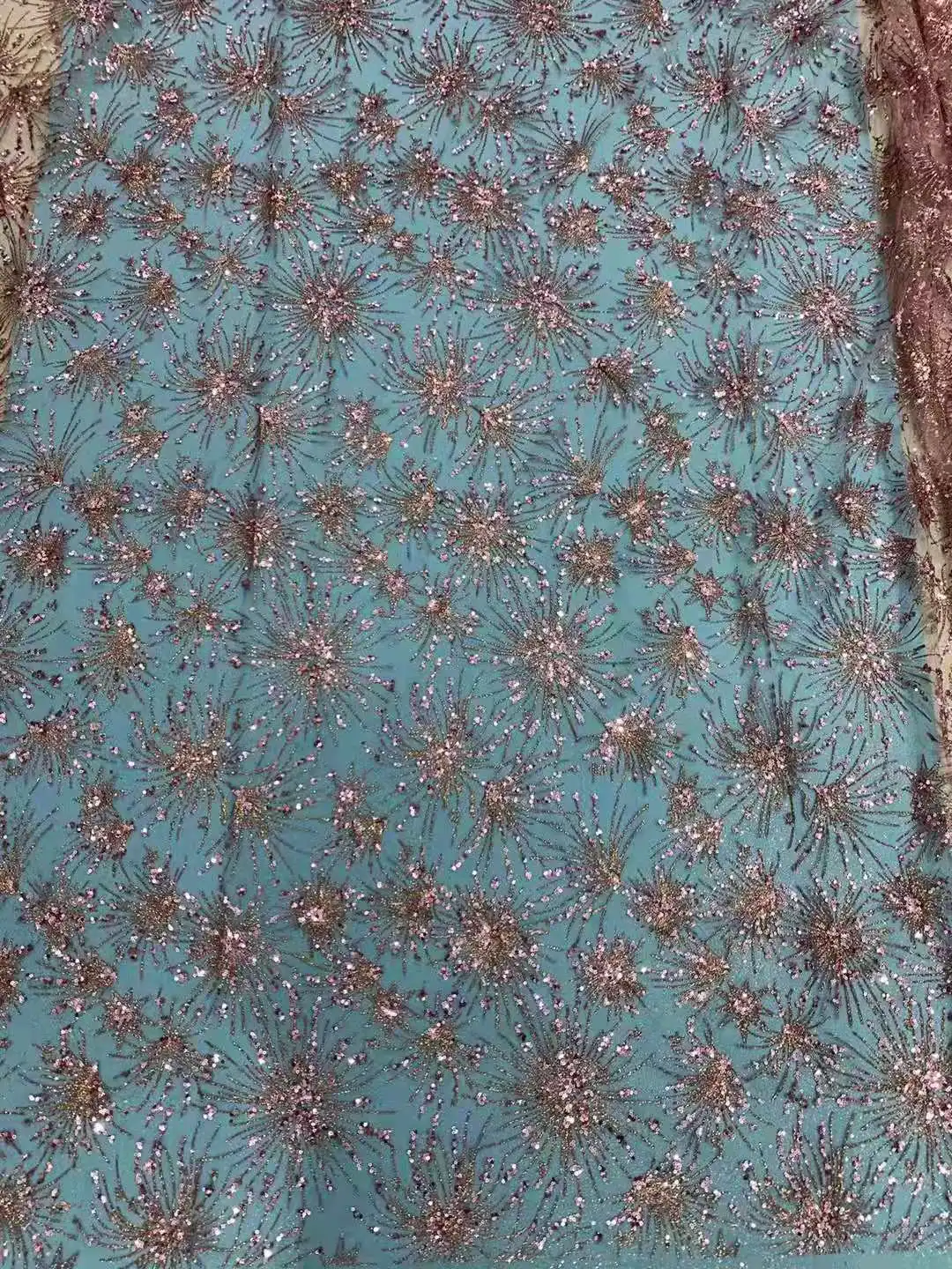 

5 yards glued Glitter sequin rubber lace French mesh African lace sequins Nigeria lace Evening dress party wedding dress