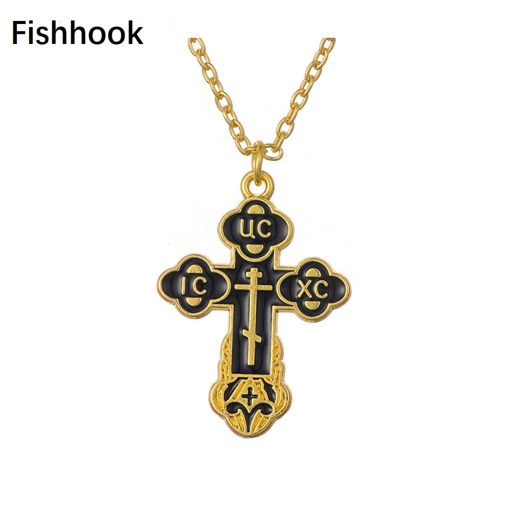 Эмалированные подвески для мужчин и женщин российский славянский крест