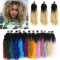 mtmei hair synthetic crochet hair braiding hair extensions water wave braids blonde 613 bundles freetress afro kinky twist bulk
