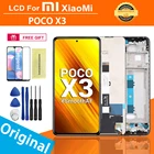 Оригинальный ЖК-дисплей IPS 6,67 дюйма для Xiaomi Poco X3, ЖК-дисплей с сенсорным экраном и дигитайзером в сборе для XIAOMI Pocophone X3, NFC, ЖК-дисплей