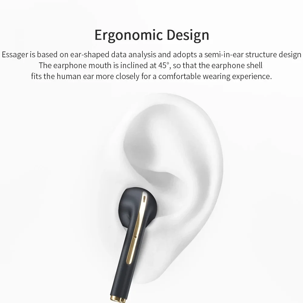 

New J18 Binaural Wireless Stereo Earbuds Earphone Pop-up Window 5.0 Mini Sports TWS Bluetooth Headset