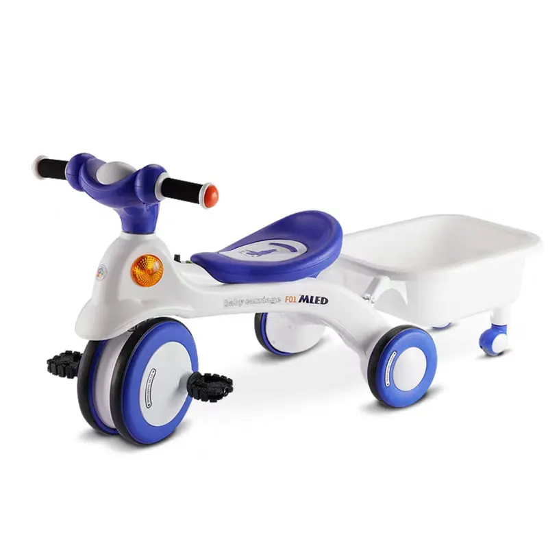 Child Tricycle Environmental Protection Safety Mute Wear Resistant 2~8 Years Old Student Three Rounds Pedal Bicycle | Игрушки и хобби