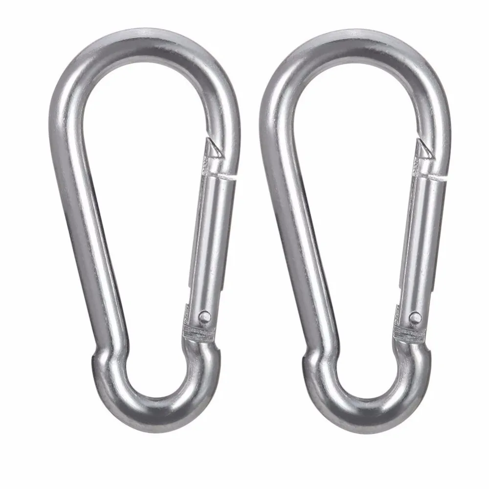 Hammock Swing Snap Hook Buckle Screw spring Carabiner Quick Hanging Belts Survival Outdoor Clasp Camping Equipment Tools @3 |