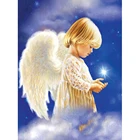 5D алмазная картина KEXINZU с ангелом, вышивка, портрет, квадратные стразы, Алмазная мозаика, Набор для вышивки крестиком