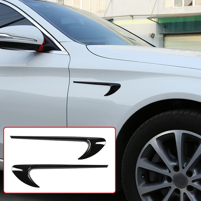 Глянцевый черный для Mercedes Benz E Class W213 C W205 2016 2017 2018 автомобильные аксессуары ABS