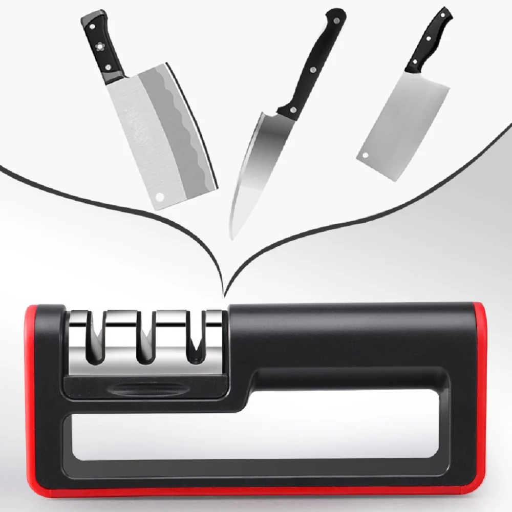 Профессиональная точилка для ножей алмазная быстрая профессиональная с 3