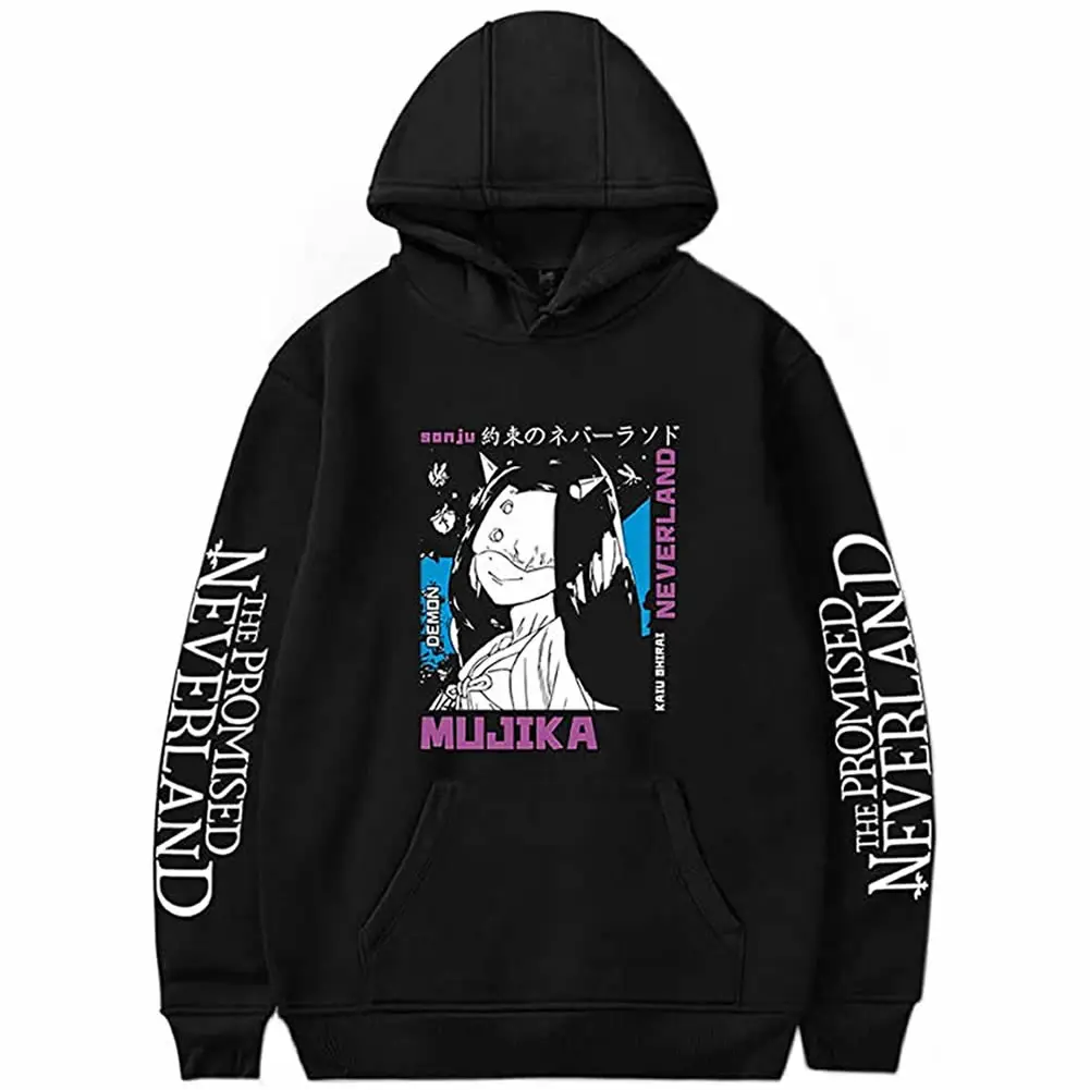 

CosNoble Mujika Hoodie The Promised Neverland Cosplay Sweater Costume