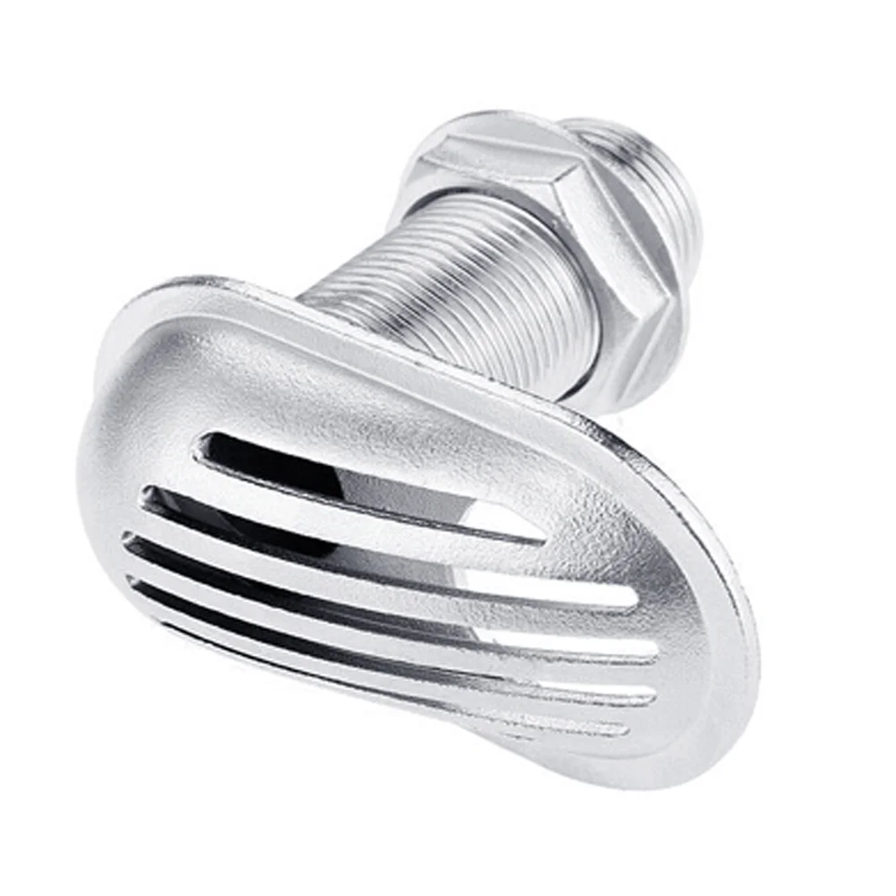 

1X 32mm Stainless Steel 316 Boat Intake 1xStrainer Thread Thru-Hull Pump Hose Fitting Water Outlet Hose Pipe Marine Accessories