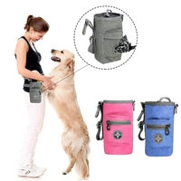 portable pet dog training bag treat pouch large capacity garbage toy snack reward waist bag outdoor pet supplies