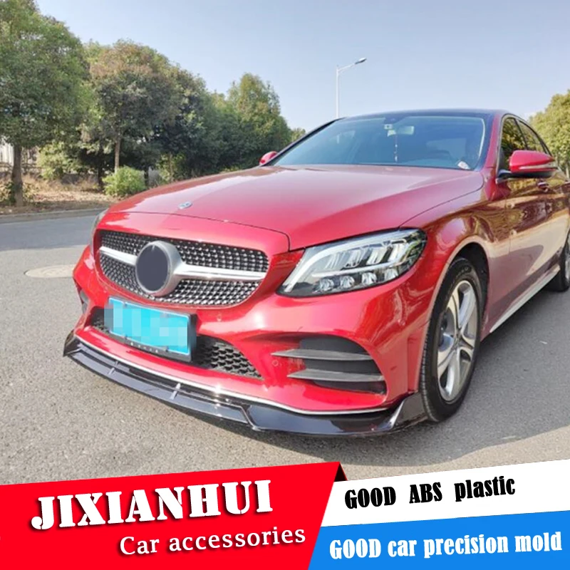 Передний бампер для Mercedes-Benz W205 диффузор Benz C-Class C200 C180 задний спойлер |