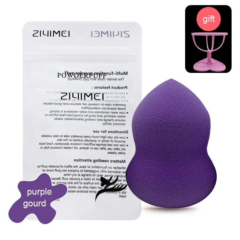 Красочная тыква в форме капли воды коническая Косметическая пуховка для основы