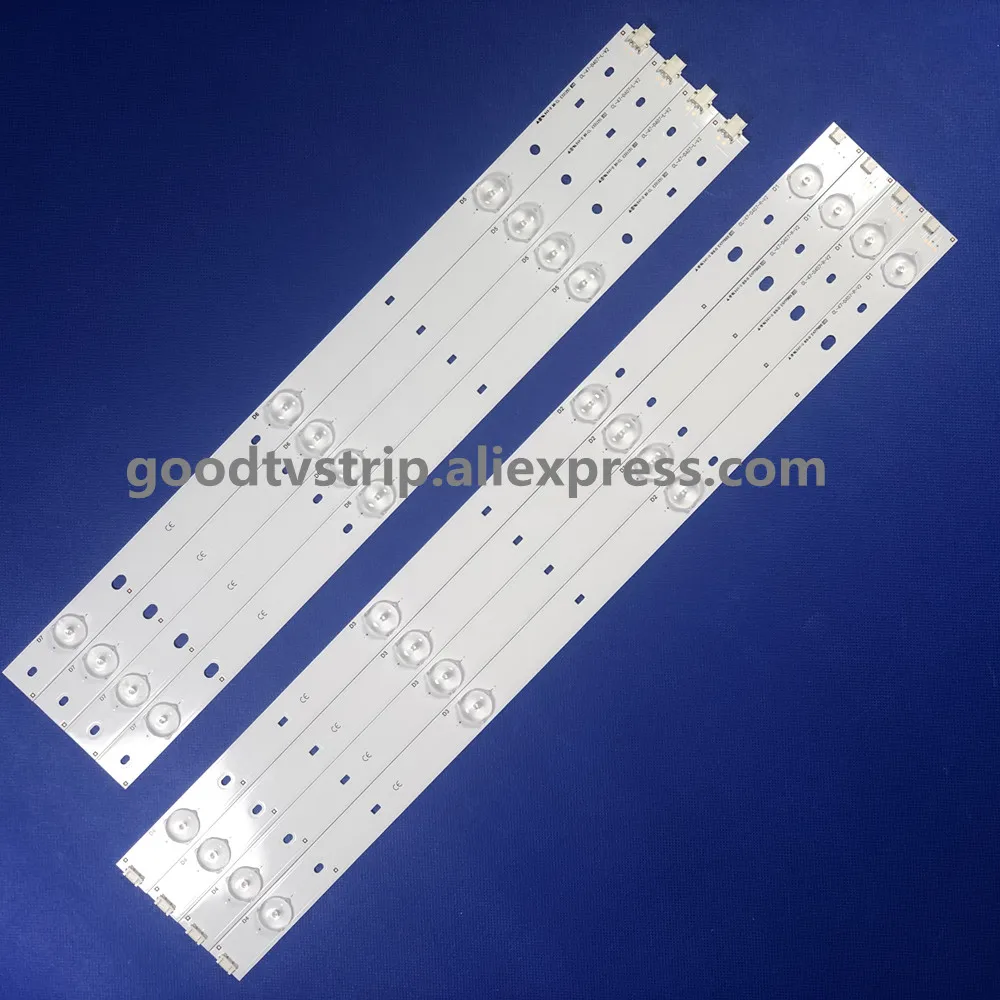 Светодиодная лента-подсветка (8) для Phi lips CL-47-D407-R-V2 CL-47-D407-L-V2 Замена CL-47-D407-R-V4