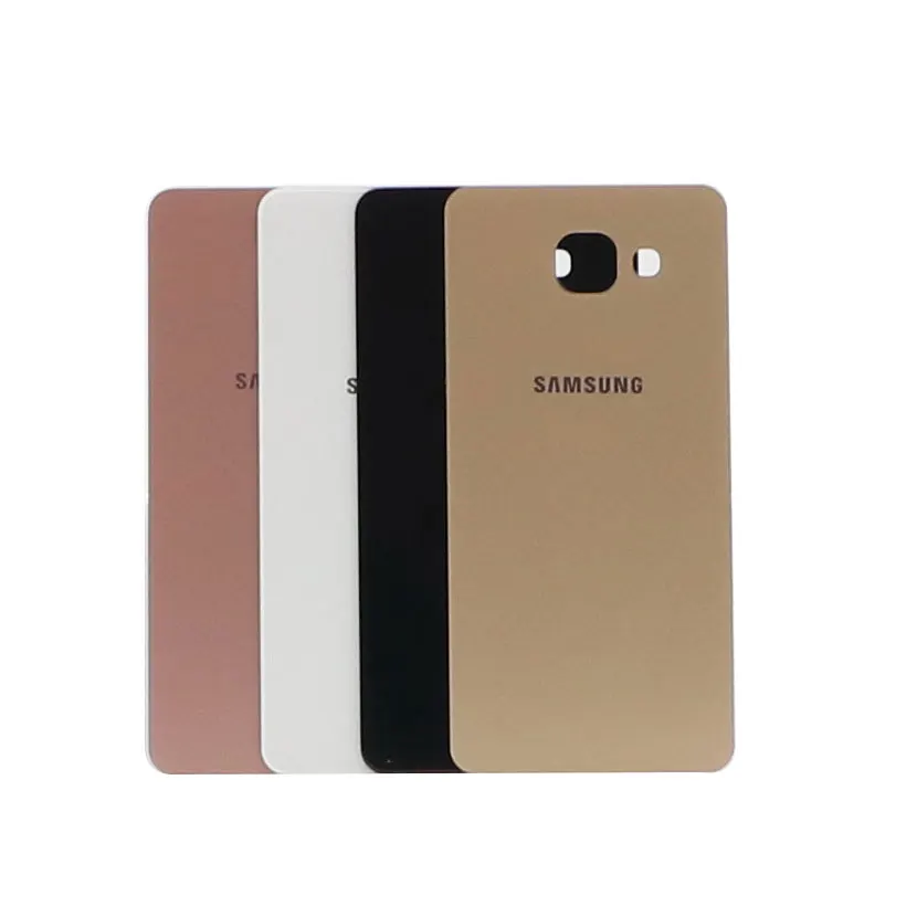 

Задняя крышка батарейного отсека для Samsung Galaxy A5 2016 A510F A510M A510FD A5100 A510Y, стеклянный корпус A510, Замена задней крышки