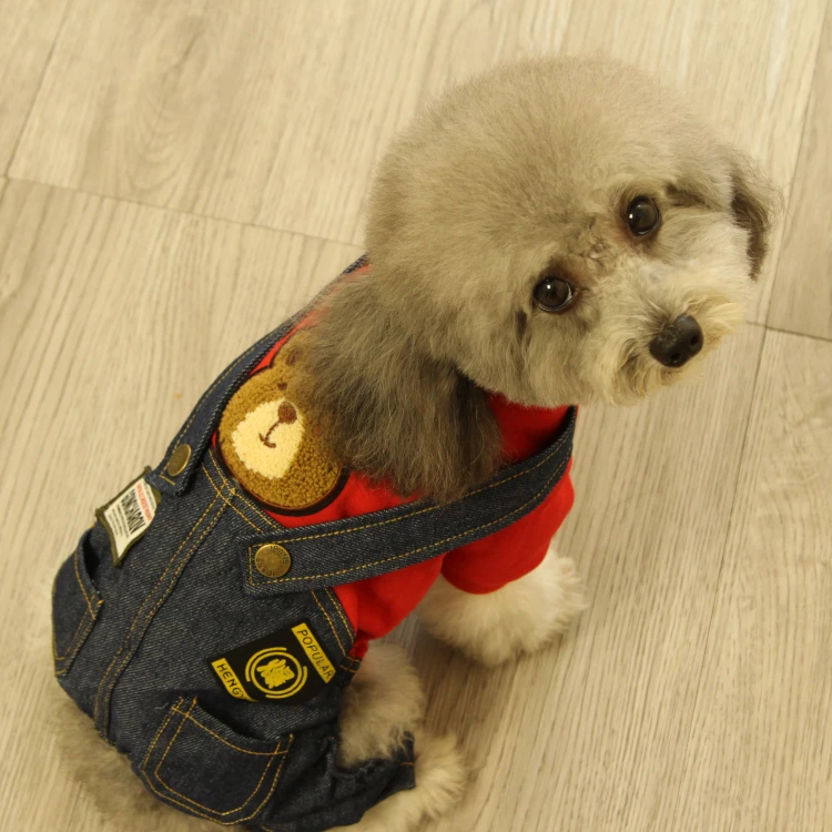 Женский коричневый зимний комбинезон с собакой пуховики Современная зимняя