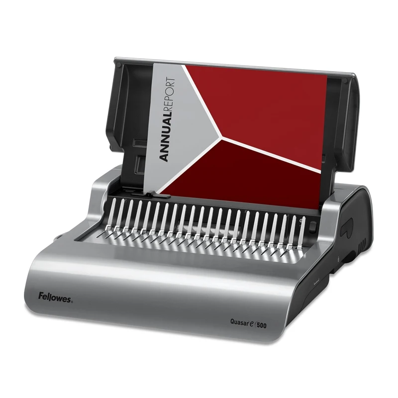 Брошюровщик Fellowes FS-56209 Quasar-E пластиковая пружина электрическая перфорация 25