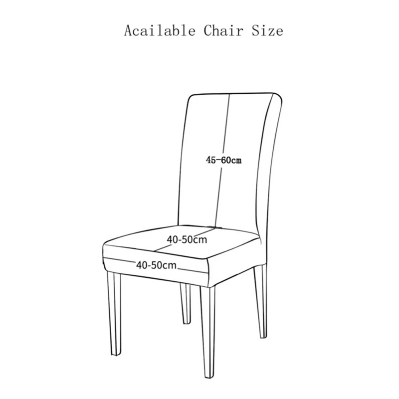 Рождественский стул с милым рисунком Санта Клауса чехол для спинки стула