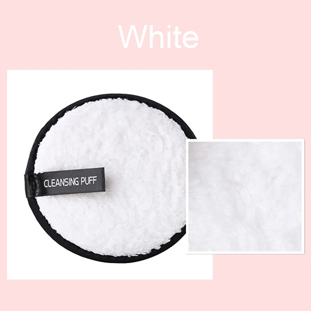 White 1/5 шт. уход за кожей лица Уход за кожей Очиститель средство для снятия макияжа с очищающей салфеткой Ватные диски многоразовые мягкие Полотенца из микрофибры плюшевые буфами на рукавах Красота инструменты - Цвет: White