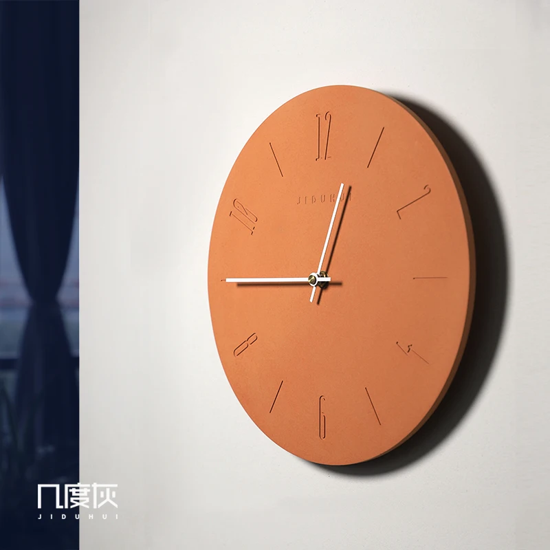 Тихие винтажные настенные часы в скандинавском стиле уникальные домашние и