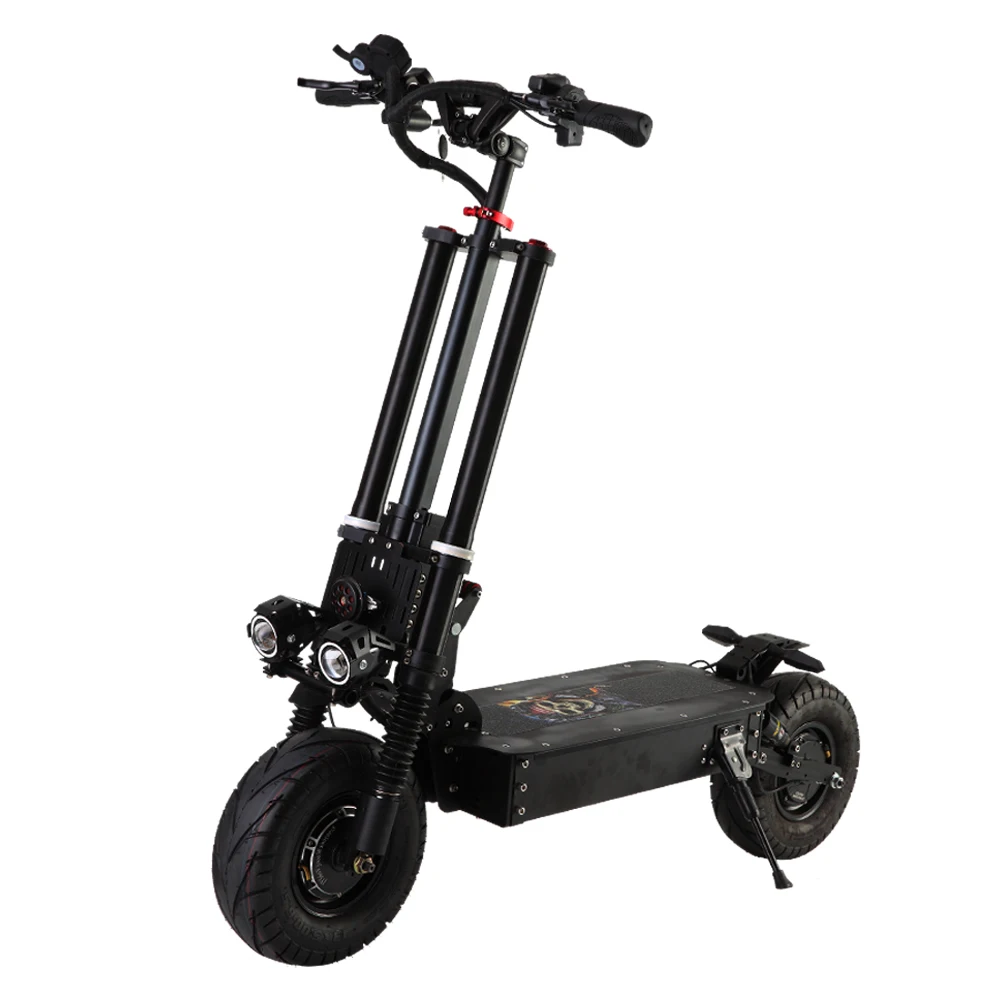 Billig Elektrische Roller 13 Zoll Erwachsene, 6000W Moter Schnelle Faltbare E Bike, Max Geschwindigkeit Zu 85 Km/h, Straße Reifen Große Rad Panasonic Batterie