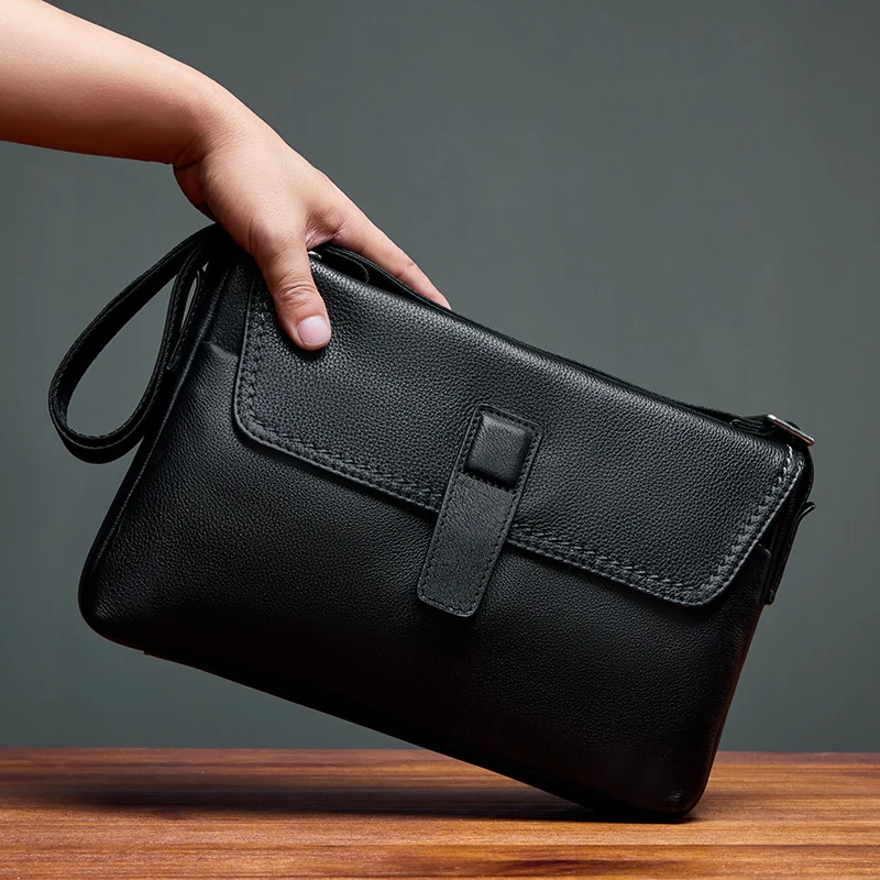 100% оригинальная кожаная мужская сумка Wmnuo из коровьей кожи деловая мягкая