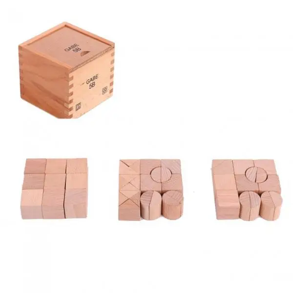 

Hand Grinding Wood Cubes Toddler Kids Cube Building Blocks Toys With Box