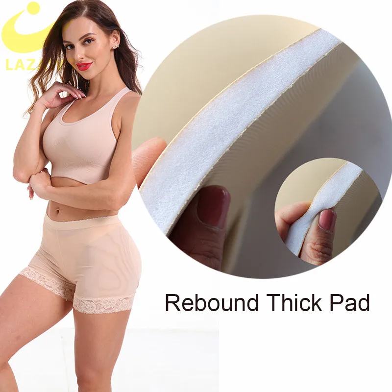 LAZAWG бесшовные подтяжки ягодиц подбивные кружевные трусики усилитель нижнего