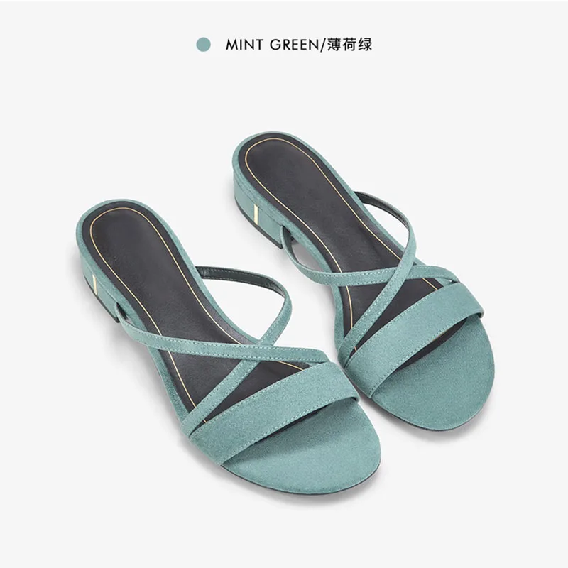 Новинка Популярная кожаная женская обувь Повседневные пляжные уличные