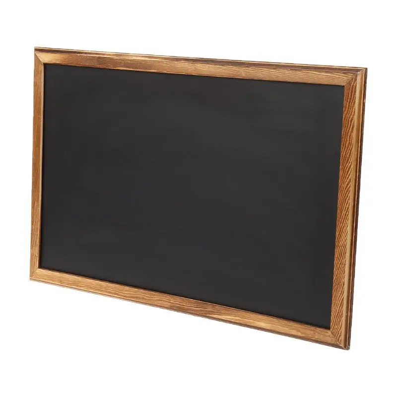 

Rectangle Hanging Wooden Message Blackboard Chalkboard Wordpad Sign Kids Writing Board