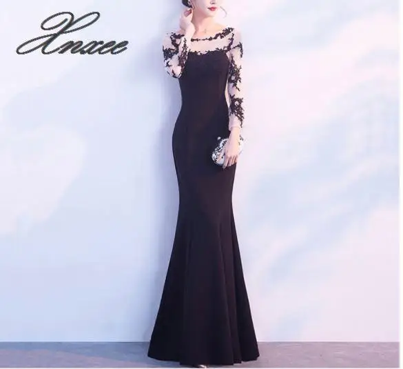 2020 spring and summer new romantic dress long fishtail party dress vestido de novia