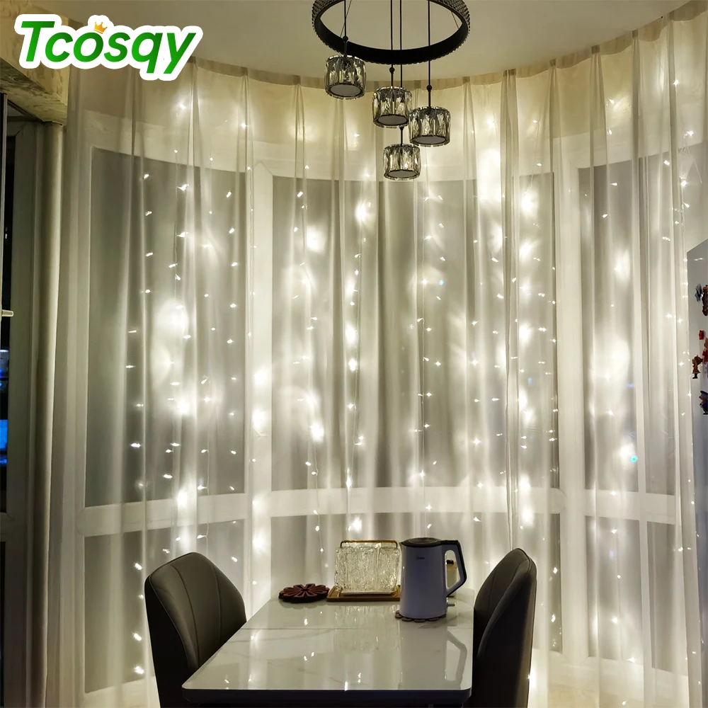 

Bedroom curtain lamp string lights fairy tale garland christmas lights decoration home holiday decoration new year lights usb3m