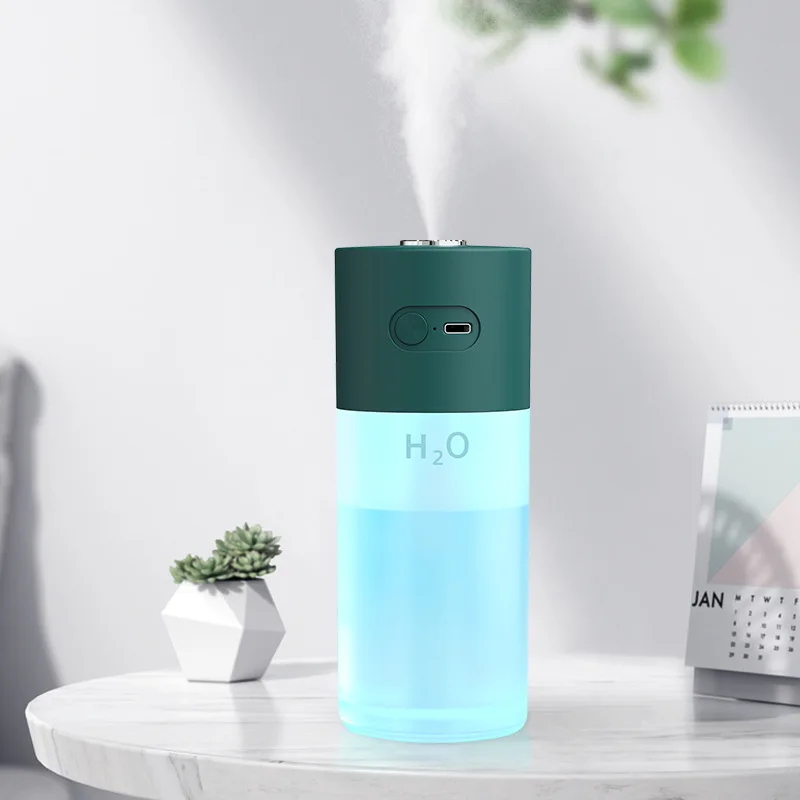 

280ML USB Mini Humidifier Desktop Office Car Mute LED Night Light Aromatherapy Mist Maker Fogger for Home Bedroom