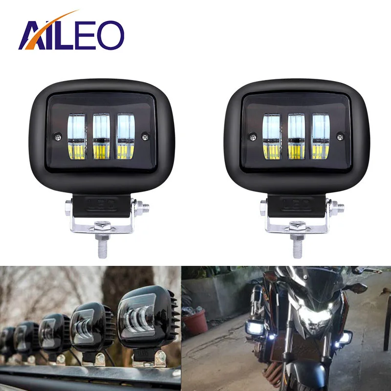 Светодиодная панель AILEO luces для автомобиля 12 В 24 30 Вт 6000 К|Световая рейка/рабочее