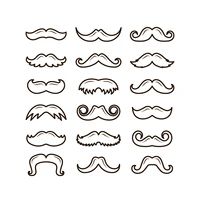 18pcs set of mustaches metal craft dies cutting for diy scrapbooking paper handmade mold 2022 embossing new
