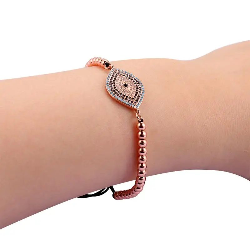 Новинка в винтажном стиле С рисунком Больших Глаз браслет Регулируемая