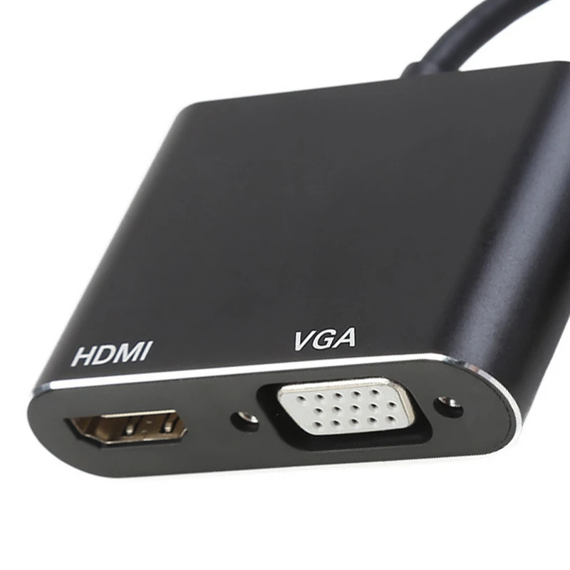 

USB 3.0 to HDMI VGA 1080P HD Converter o Video 2 in 1 HUB (for Mac OS) Windows 7/8/10 HDTV Projector
