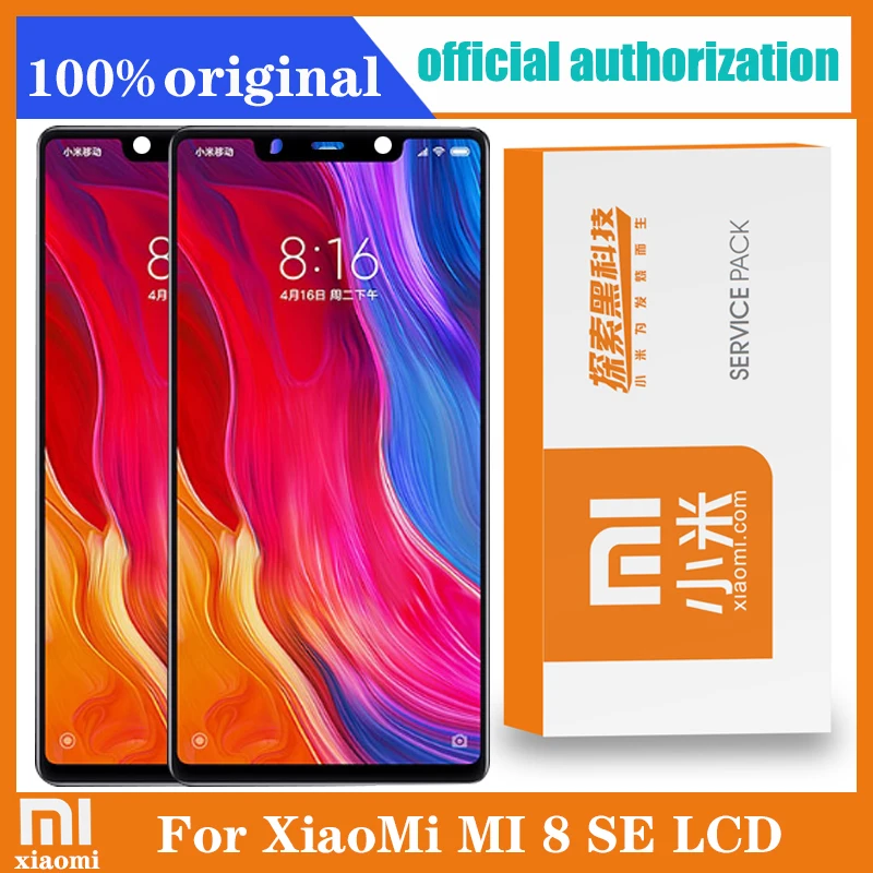 Оригинальный сменный дисплей 5 88 дюйма с рамкой для Xiaomi Mi8 SE Mi 8 MI8SE ЖК-дисплей