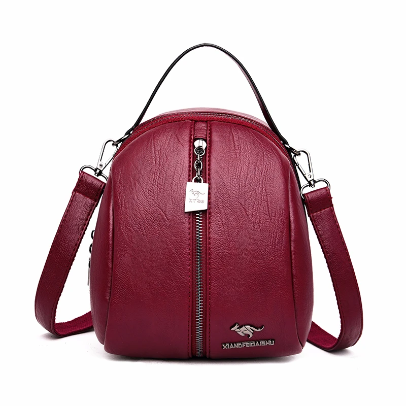 Многофункциональная дорожная сумка через плечо женские кожаные рюкзаки