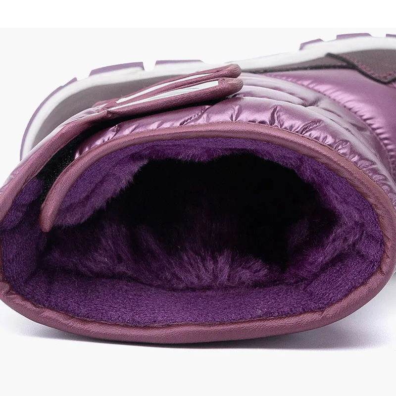 Детские зимние сапоги для мальчиков и девочек мягкие теплые из искусственной