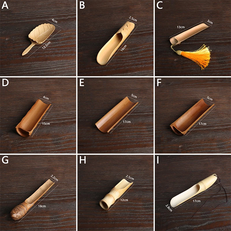 Высококачественные чайные аксессуары китайская деревянная бамбуковая ложка в