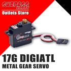 Сервоприводы SURPASS Hobby 17g металлическая Шестерня S0017M водонепроницаемый Baja RC ESC для радиоуправляемых автомобилей в масштабе 18 116, самолета, лодки, корабля, вертолета
