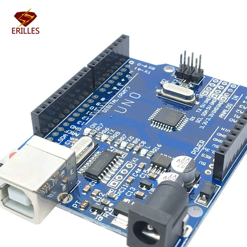 UNO R3 (CH340G) MEGA328P для Arduino макетная плата ATmega328P CH340 CH340G с прямым штырьком|Беспроводные