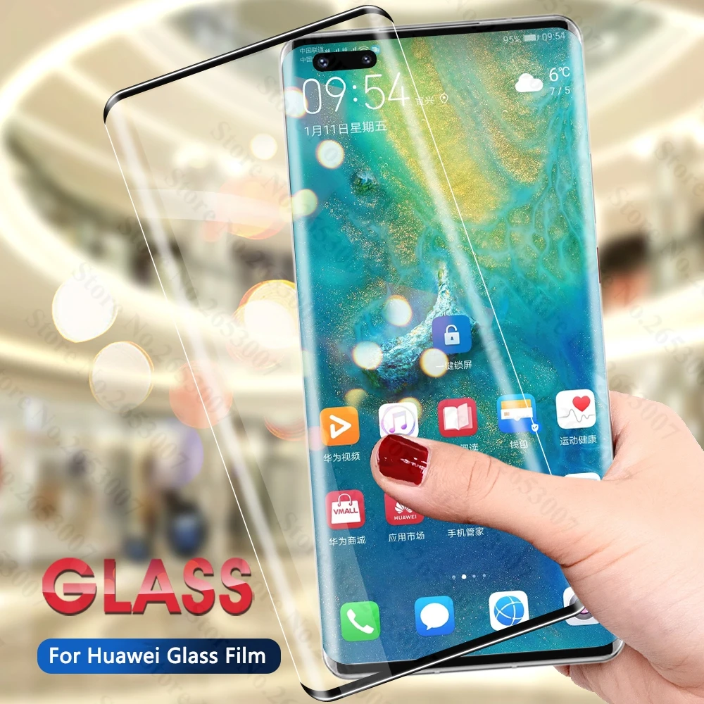 

Изогнутая Защитная пленка для экрана Huawei Mate 40 P40 Pro Plus Mate40 RS, закаленное стекло для Huawei Mate 40 P40 Pro, защитная пленка
