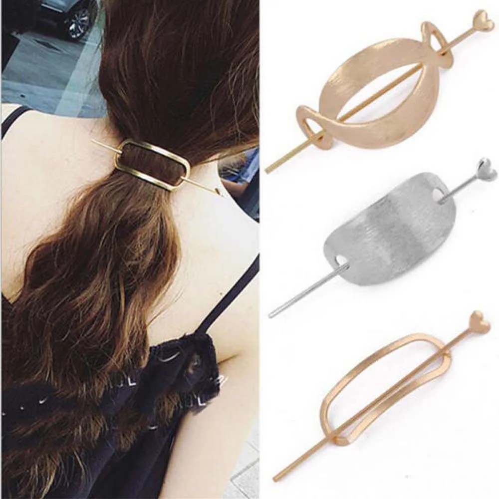 Модная заколка для волос заколки аксессуары женщин женский зажим с орнаментом