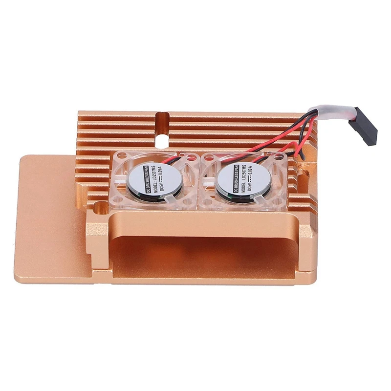 

Корпус из алюминиевого сплава с 2 вентиляторами подходит для Raspberry Pi 4