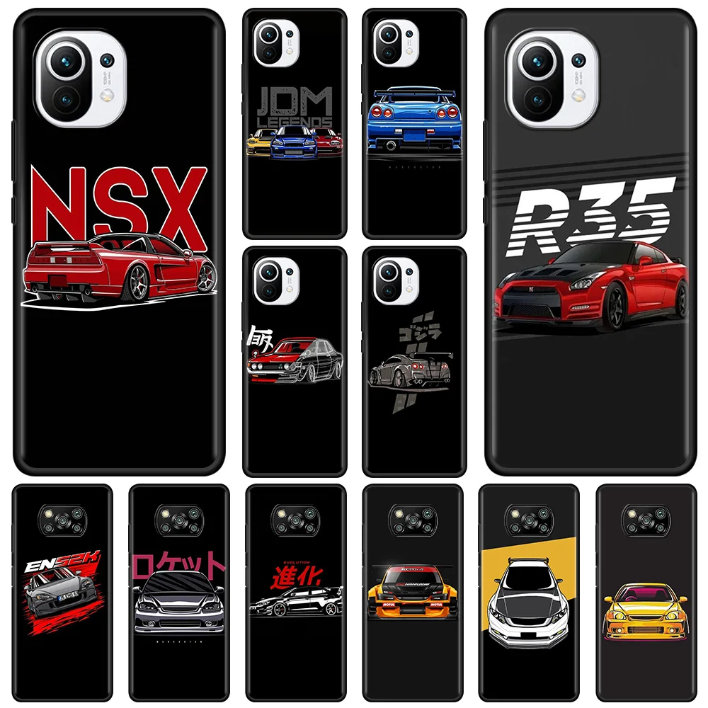 

Phone Case For Xiaomi Poco X3 NFC F3 GT M3 M4 Pro for Mi 9T 10T 11T Pro Lite Note 10 10Lite Pocophone F1 JDM GTR Ares King