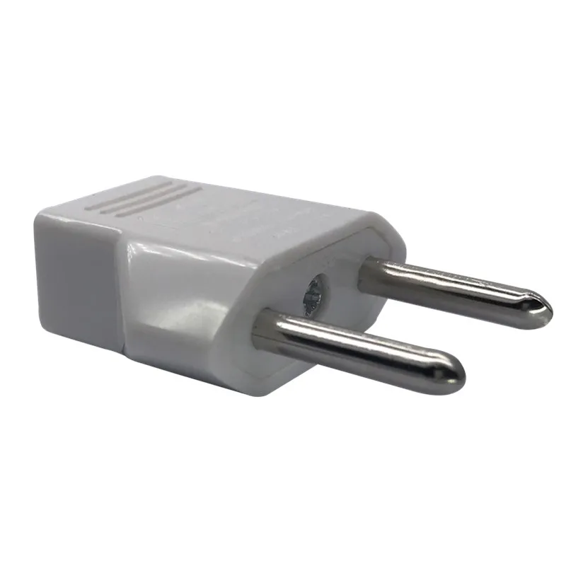 1 шт. штепсельная вилка европейского стандарта для путешествий 2 Pin в США