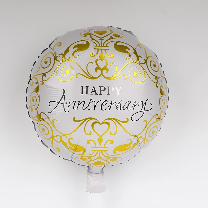 18 дюймов юбилей днем шар одежда для всей семьи с надписью любовь украшения