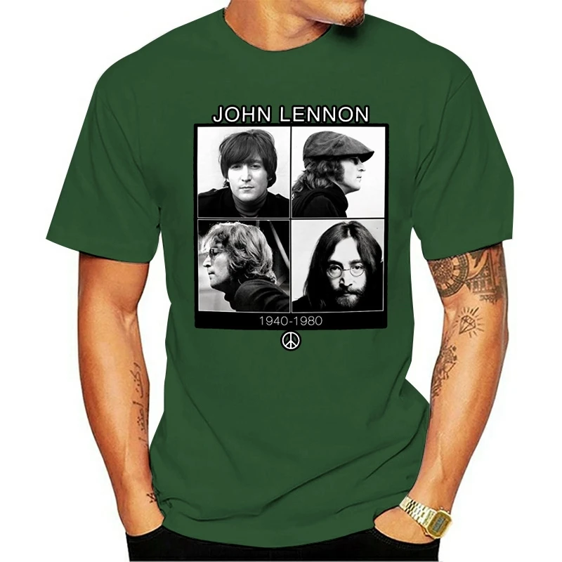 

Men T shirt John Lennon 1940-1980 Fitted Jersey s Tshirt funny t-shirt novelty tshirt women