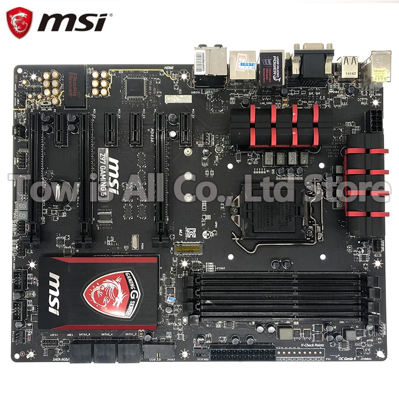 Материнская плата MSI Z97 GAMING 5 LGA 1150 DDR3 HDMI VGA DVI USB3.0 32GB оригинальная для настольного ПК