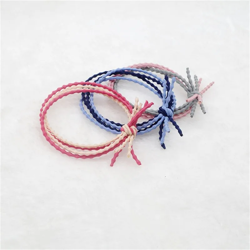 Простой тканый женский аксессуар для волос резинка модный тренд маленькая